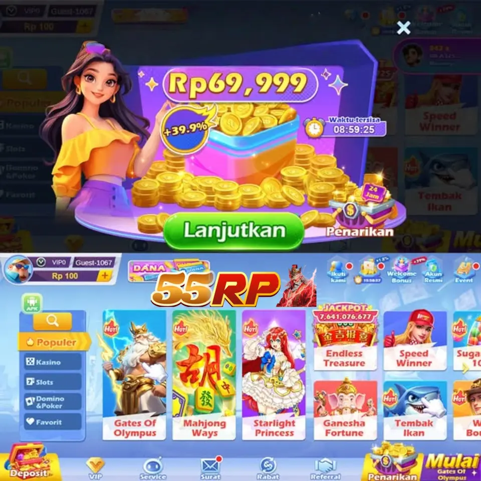 55RP Masuk Resmi 2026 Aplikasi